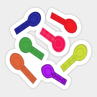 Colorful Lancets Sticker